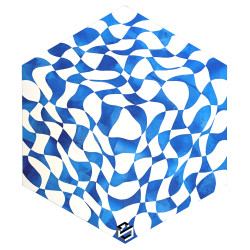 Vagues Bleues Cubiques